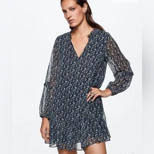 Floral chiffon dress